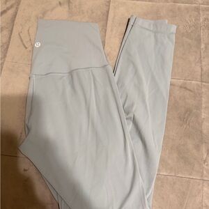 Lululemon Light Gray/Blue High-Rise Leggings